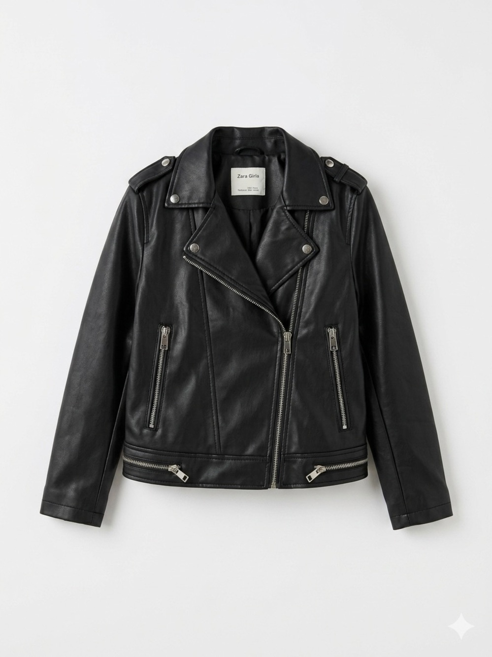 Zara Black Leather Jacket